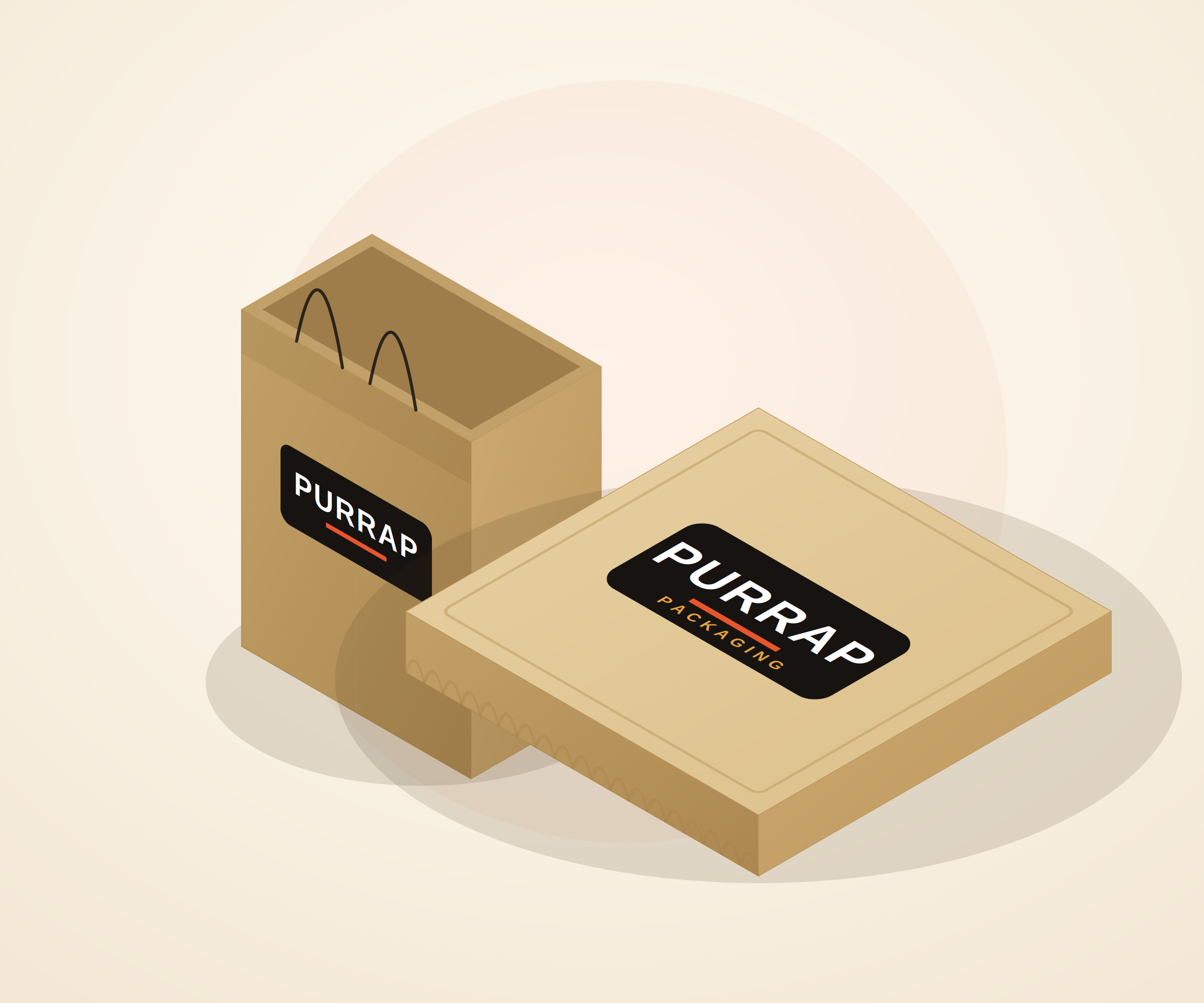 Custom-printed pizza boxes and branded takeout bags for New England restaurants